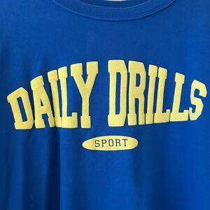 Daily Drills Cobalt Blue Sweatshirt